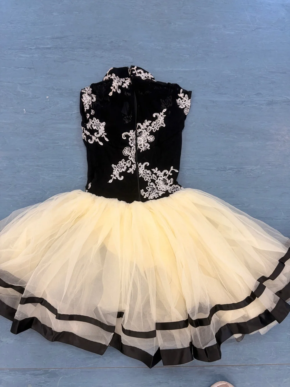 Weissman Black Bodice Cream Tulle Ballet Costume Dress